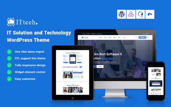 Itteeh – IT Solution and Technology WordPress Theme