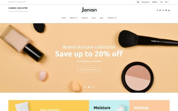 Janian – Korean Cosmetics Online Store Shopify Theme