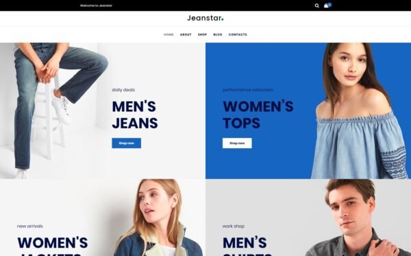 Jeanstar – Clothes Store Elementor WooCommerce Theme