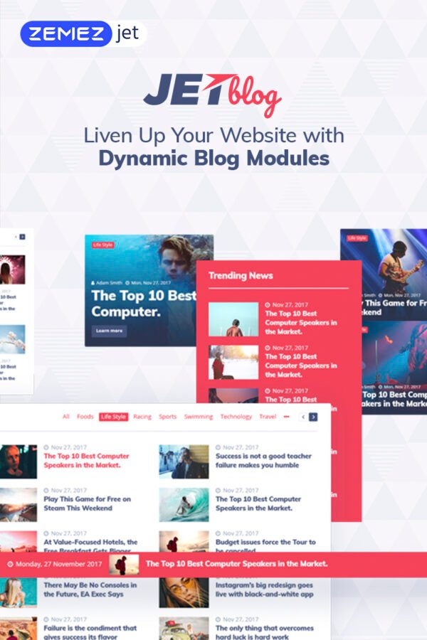 JetBlog – Blogging Package for Elementor Page Builder WordPress Plugin