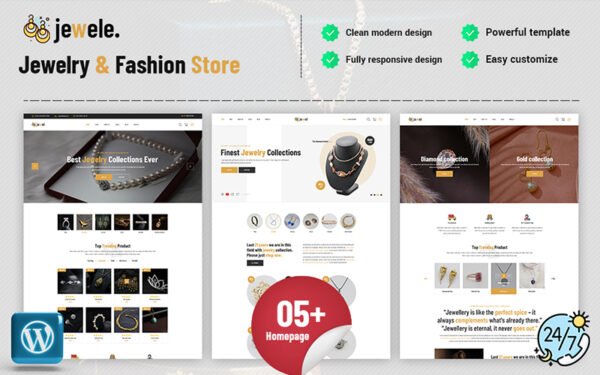 Jewele – Jewelry & Fashion Store WordPress Theme