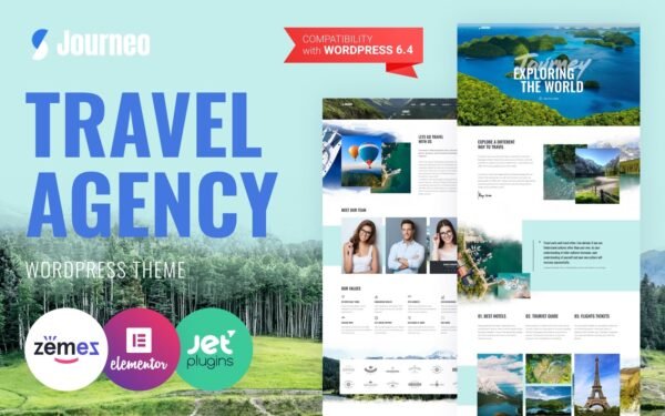 Journeo – Travel Agency WordPress Elementor Theme WordPress Theme