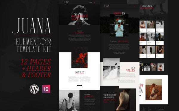 JUANA – Elementor Template Kit – WooCommerce Compatible Elementor Kit