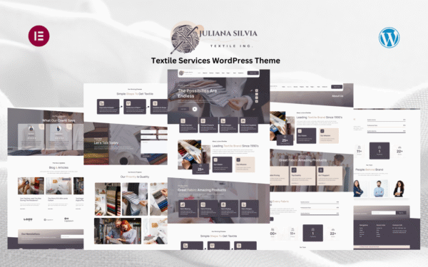 Juliana Textile – Textile Industry & Clothing Services WordPress Theme