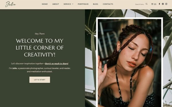 Julie – A Personal WordPress Theme