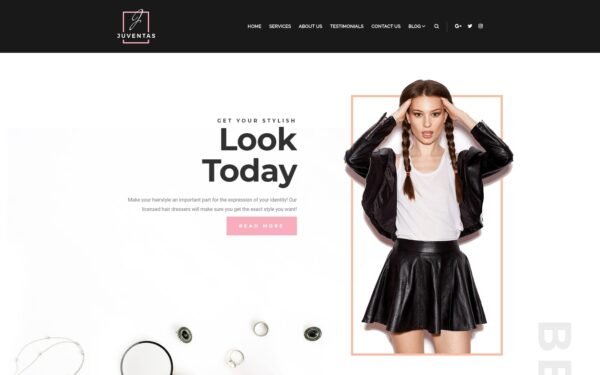 Juventas – Salon WordPress Elementor Theme WordPress Theme