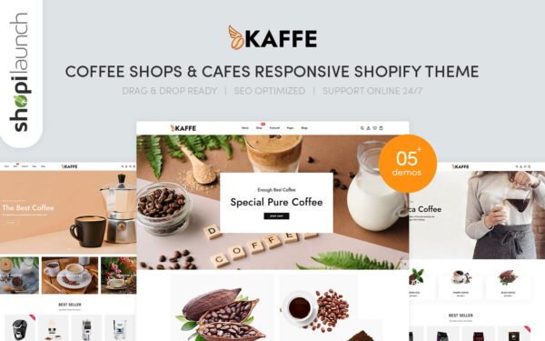 Kaffe – Coffee Shops & Cafes Shopify 2.0 Theme Shopify Theme