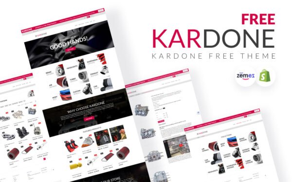 Kardone – Auto Parts Free Shopify Theme