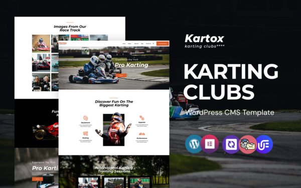 Kartox – Karting Clubs WordPress Elementor Theme WordPress Theme