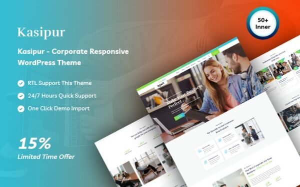 Kasipur – Corporate Responsive WordPress Theme