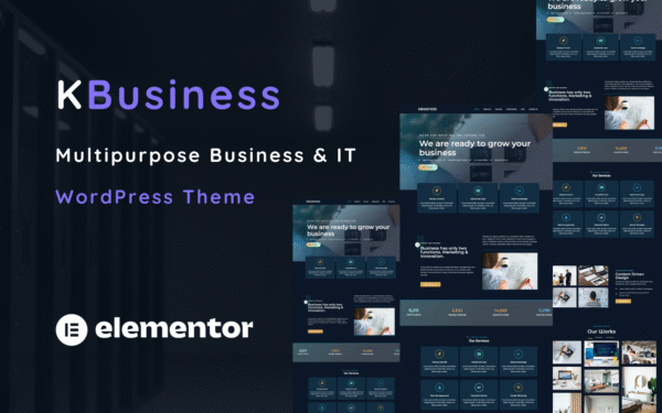 Kbusiness – Multipurpose Business and IT Solution One Page WordPress Theme