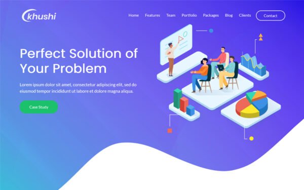 Khushii – Digital Agency WordPress Theme