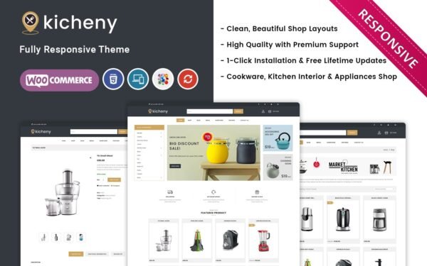 Kicheny – The Kitchen Appliance Store WooCommerce Theme