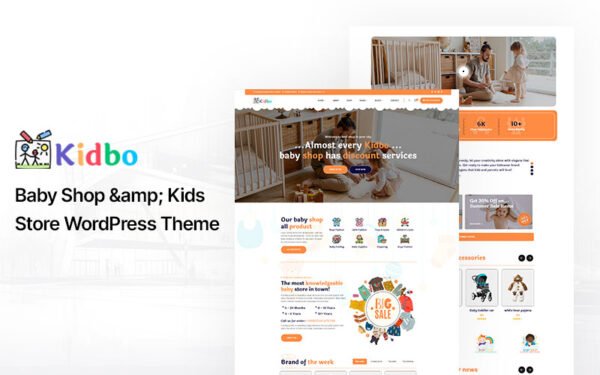 Kidbo – Baby Shop & Kids Store WordPress Theme