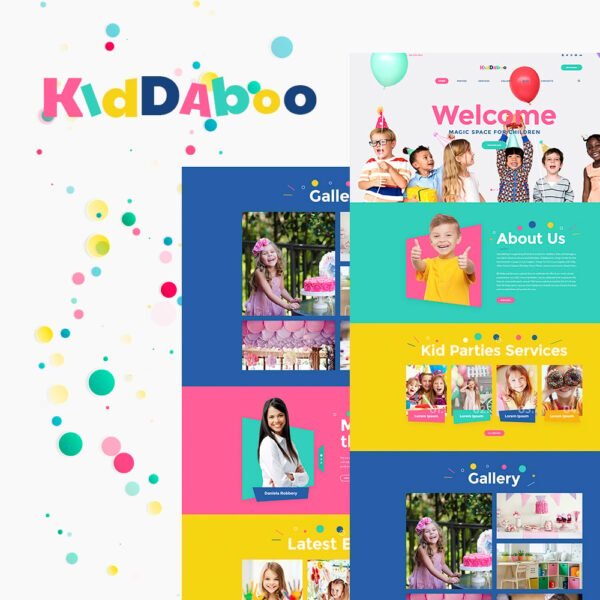 Kiddaboo – Kid Parties Services Responsive WordPress theme WordPress Theme
