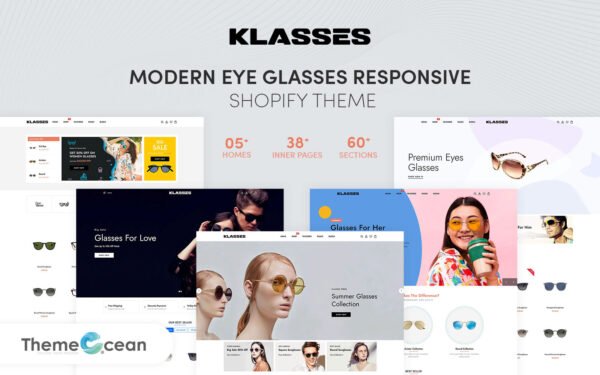 Klasses – Modern Eye Glasses Responsive Shopify Theme