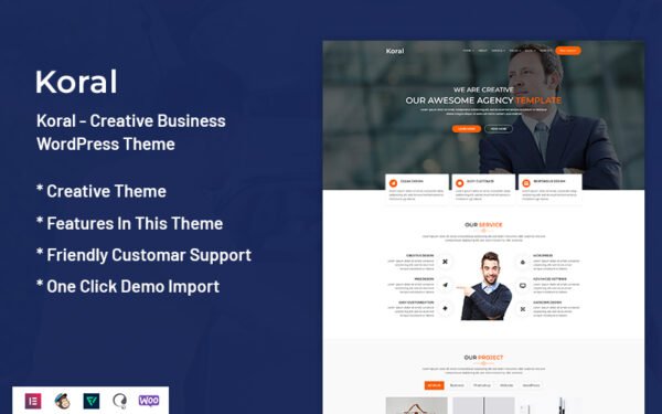Koral – Creative Business WordPress Theme