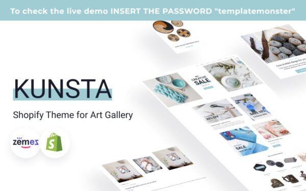 Kunsta – Shopify Theme for Art Gallery