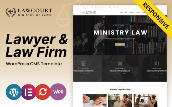 Lawcourt – Attorney and Lawyers WordPress Theme