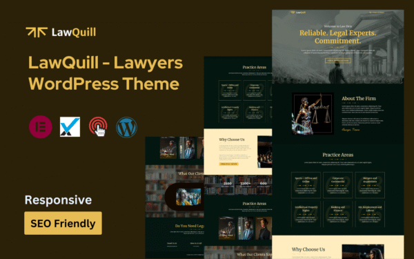 LawQuill – Lawyers WordPress Theme