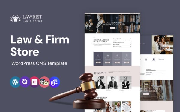 Lawrist – Law Firm And Lawyer WordPress Elementor Theme WordPress Theme
