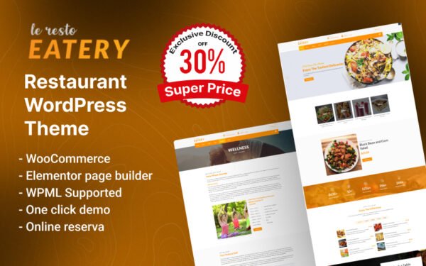 Le Resto – Restaurant WordPress Theme