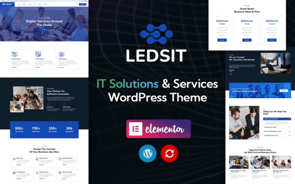 Ledsit – IT Solutions & Technology WordPress Theme