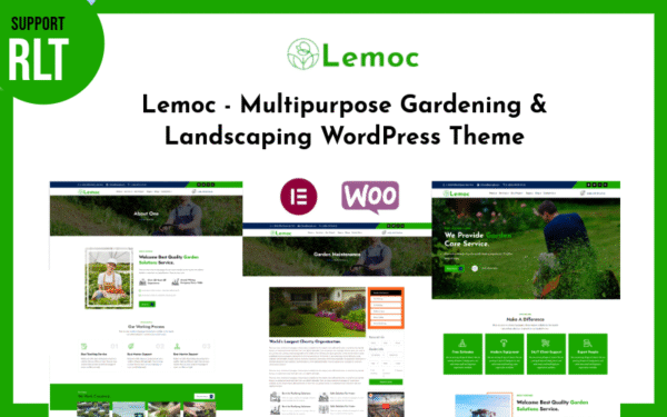 Lemoc – Multipurpose Gardening & Landscaping WordPress Theme