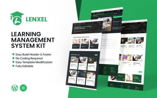 Lenxel – Learning Management System for Wordpress Theme WordPress Theme