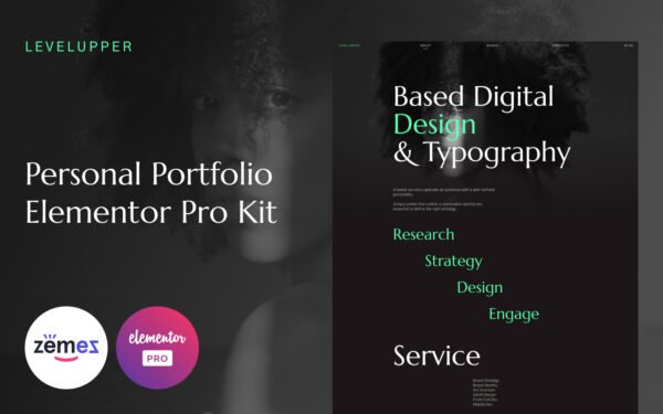 Levelupper – Web Portfolio Elementor Kit