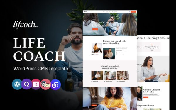 lifcoch – Life Coaching Multipurpose WordPress Elementor Theme WordPress Theme