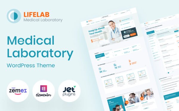 LifeLab – Medical Laboratory WordPress Theme