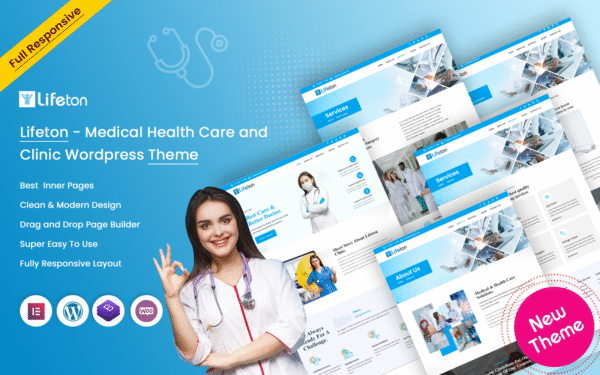 Lifeton – Medical Health Care and Clinic WordPress Theme