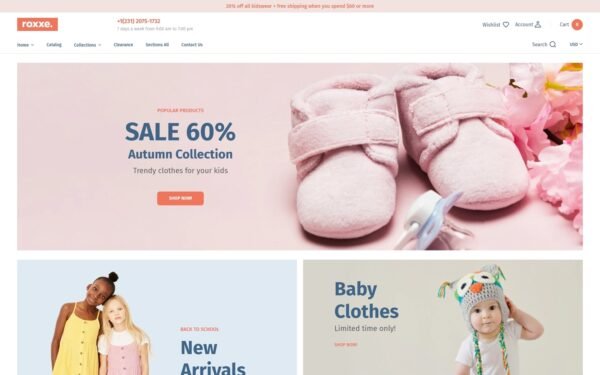 Lilu Fashion – Baby Clothing Shopify Theme