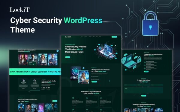 LockiT – Cyber Security Wordpress Theme WordPress Theme