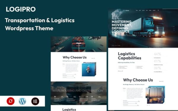 Logipro – Transportation & Logistics Wordpress Theme WordPress Theme