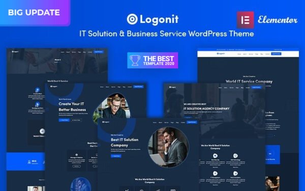 Logonit – IT Solutions and Business Service Responsive WordPress Theme