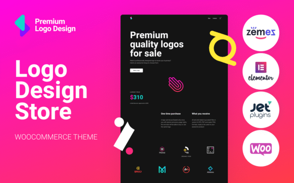 Logoster – Creative And Modern Logo Design Shop WooCommerce Theme