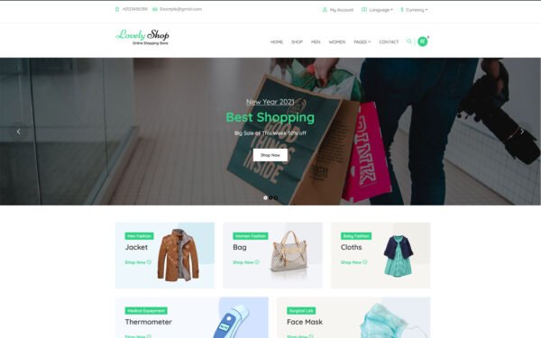 LovelyShop – WooCommerce WordPress Theme WooCommerce Theme