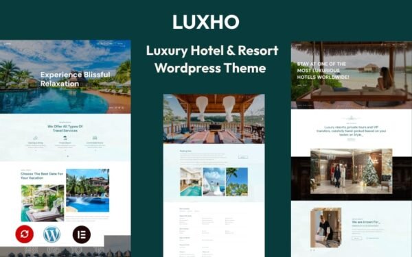 Luxho – Luxury Resort & Hotel Wordpress Theme WordPress Theme