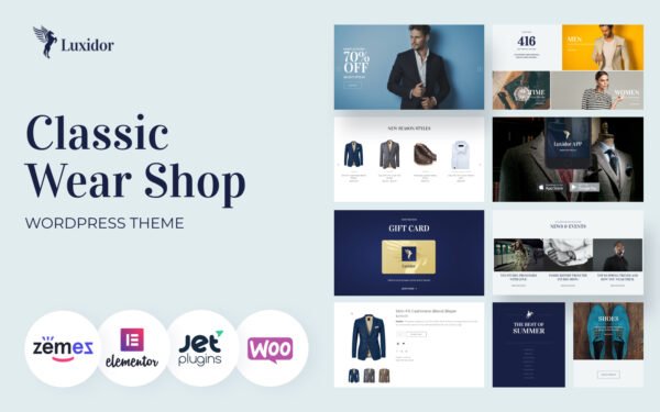 Luxidor – Accessories and Apparel Fashion Elementor WooCommerce Theme