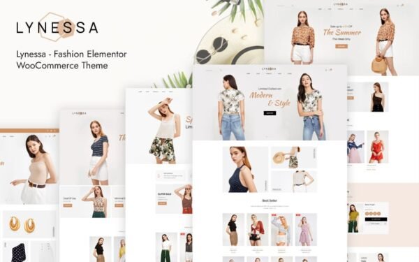 Lynessa – Fashion Elementor WooCommerce Theme
