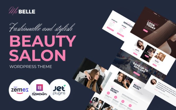 MaBelle – Beauty Salon WordPress Elementor Theme WordPress Theme