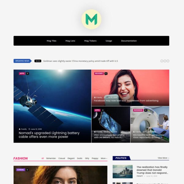 Magazinify – News Addon for Elementor