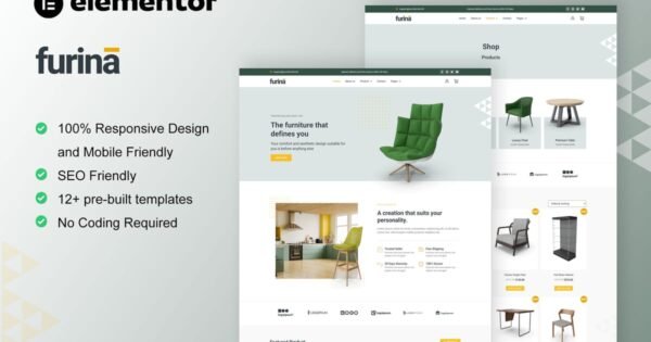 Furina – Furniture Shop WooCommerce Elementor Pro Template Kit