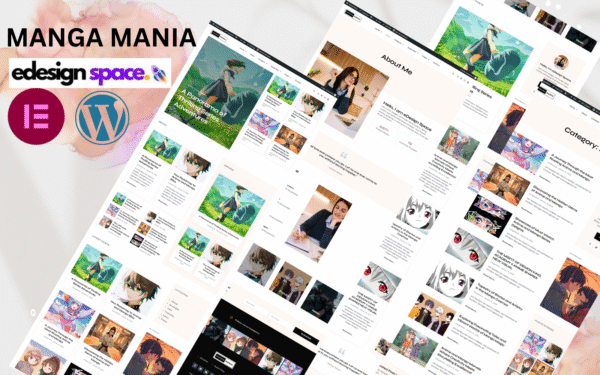 Manga Mania – Anime and Manga WordPress Theme