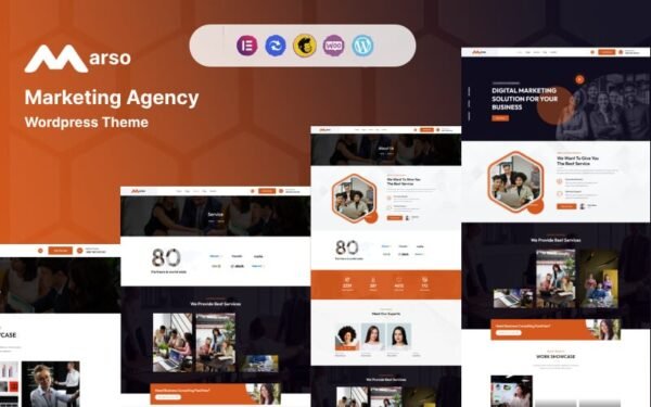 Marso – Digital Marketing Agency Wordpress Theme WordPress Theme