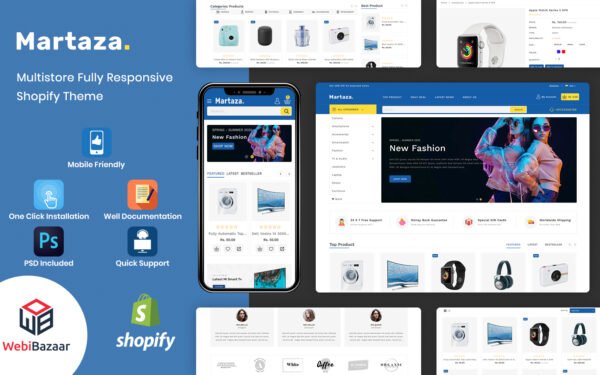 Martaza – Multipurpose Modern Shopify Theme