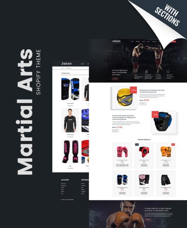 Martial Arts Responsive Shopify Theme