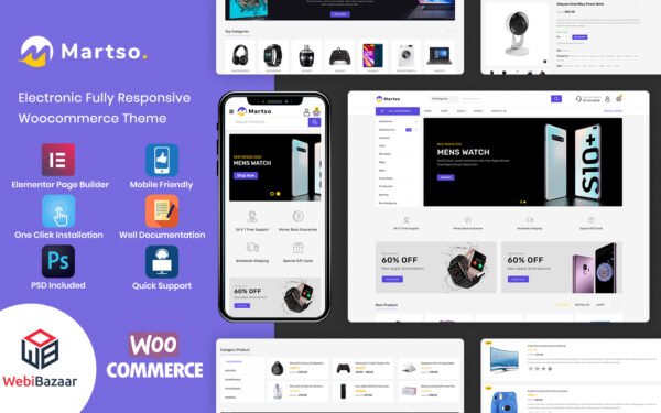 Martso – Multipurpose Electronics Premium WooCommerce Theme